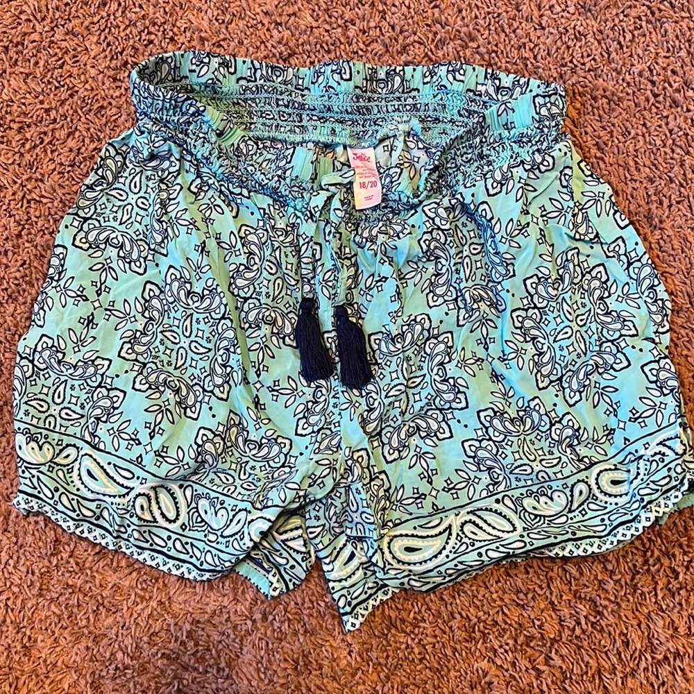 Justice 18/20 Girls Dressy Shorts